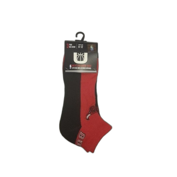 NBA brand Chicago Bulls 3 pack low cut socks - Picture 1 of 4